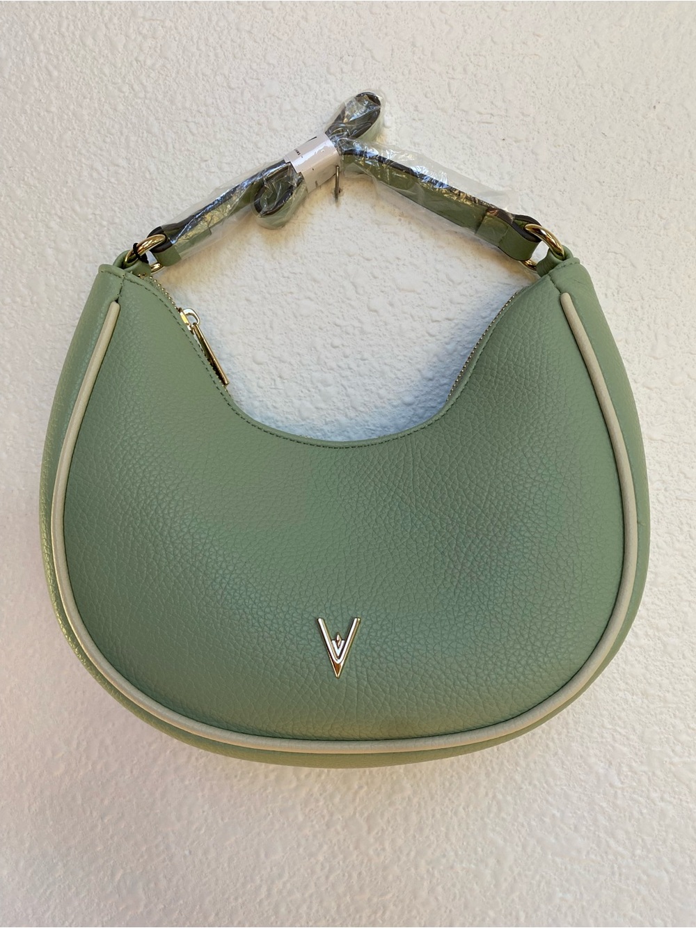 Vanessa Williams Crescent Hobo Bag in Mint Green